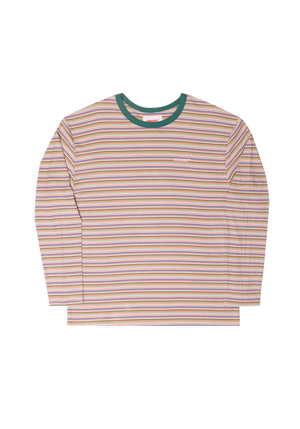 Stripe Ribbed Long Sleeve Tee | CHECKS DOWNTOWN