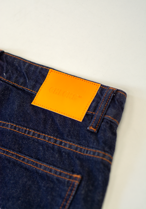 Orange Tab Jeans Dark Wash