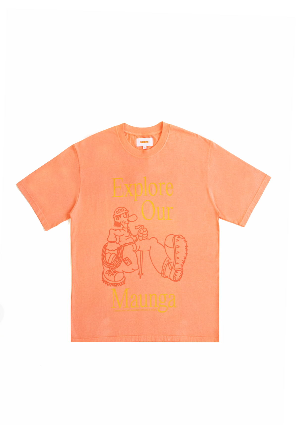 Maunga T-shirt Tangerine
