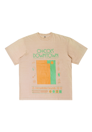 Orchestrated Sounds T-shirt Mustard | CHECKS DOWNTOWN