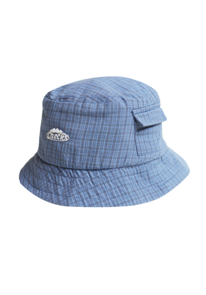 Small Plaid Bucket Hat Blue/Graphite