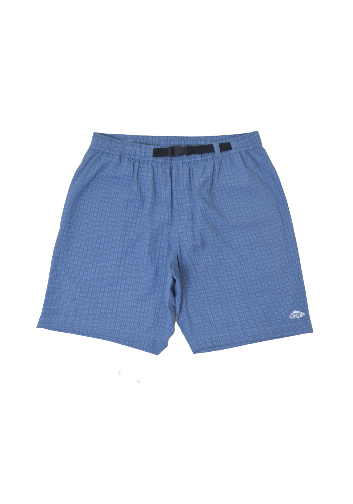 Small Plaid Climbing Shorts Blue/Graphite | CHECKS DOWNTOWN