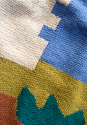 Cowichan Knit Vest Mosaic | CHECKS DOWNTOWN