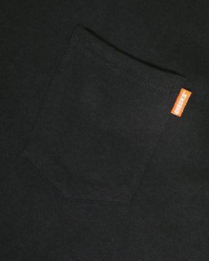 Heavyweight Pocket Tee Black