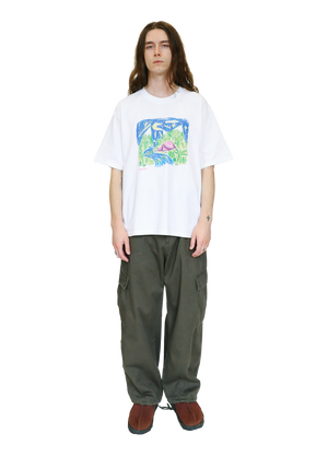 Balloon Cargo Pants Olive Drab | CHECKS DOWNTOWN